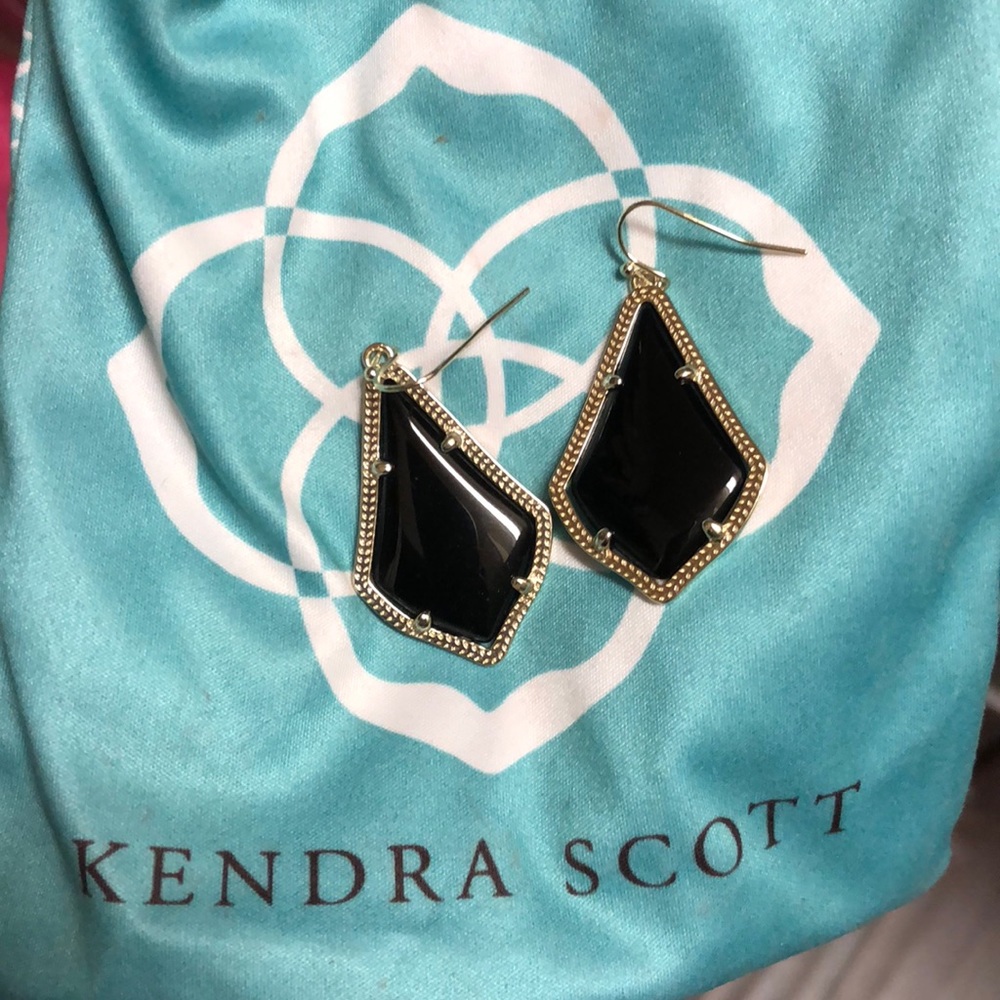 Black Alex Earrings Kendra Scott
